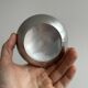 Set of 6 metal footed bowls in shiny finish.