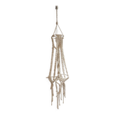 Lámpara de techo de macramé. Spain, 1980s.