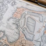 Printed in 1902, Saint-Malo and surrounding areas, Brittany.