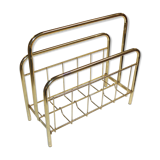 Golden magazine rack