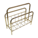 Golden magazine rack