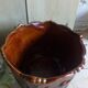 Cache-pot en ceramique Barbotine West Germany vintage