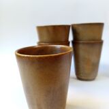 Lot de 6 verres en grès Digoin