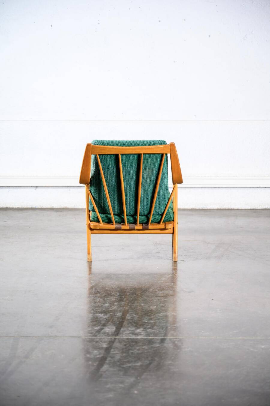 Vintage fan back armchair