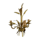 3-branched vintage golden wheat chandelier