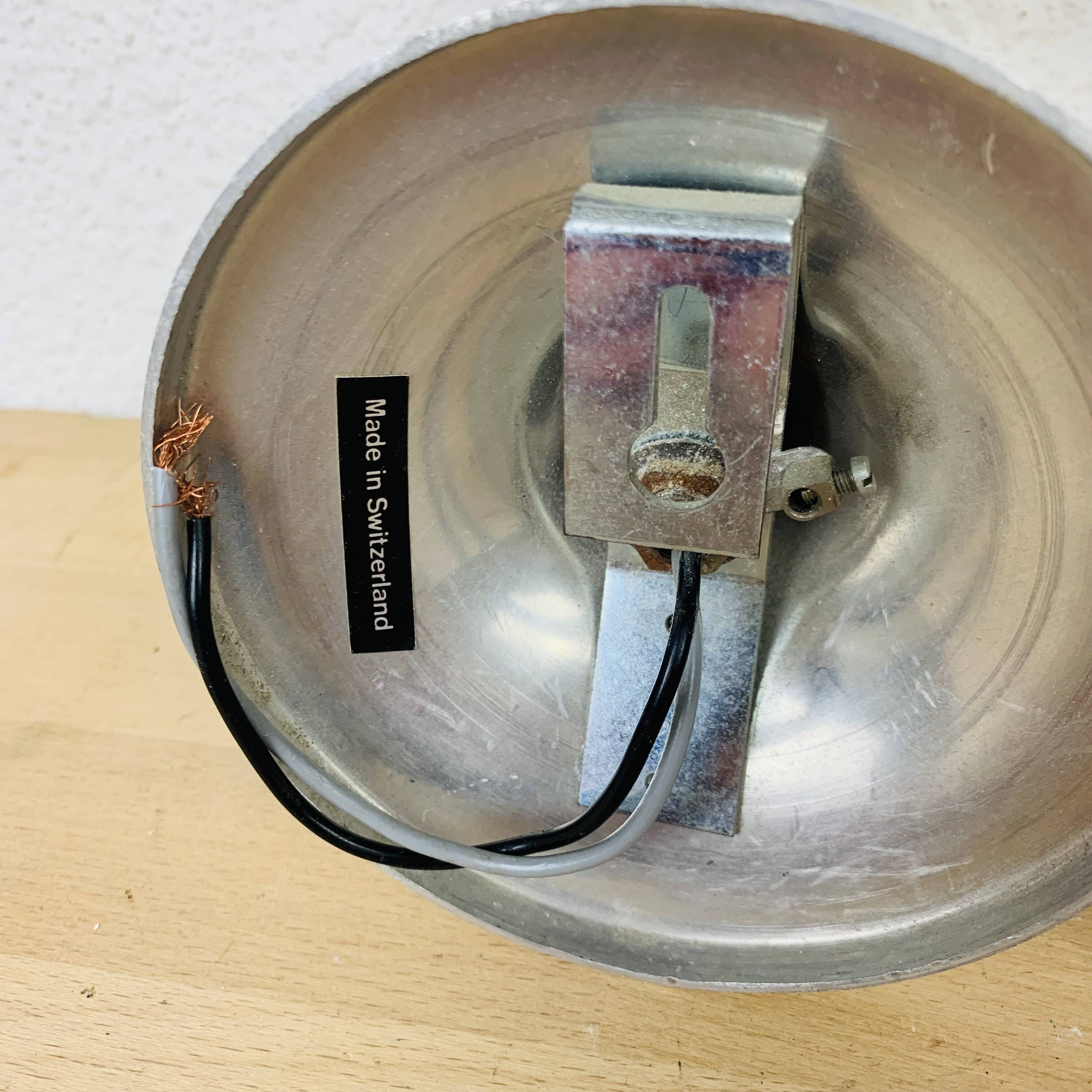 3 Max Bill wall lights for Temde in opaline, 1970s