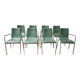Set of 8 designer visitor chairs