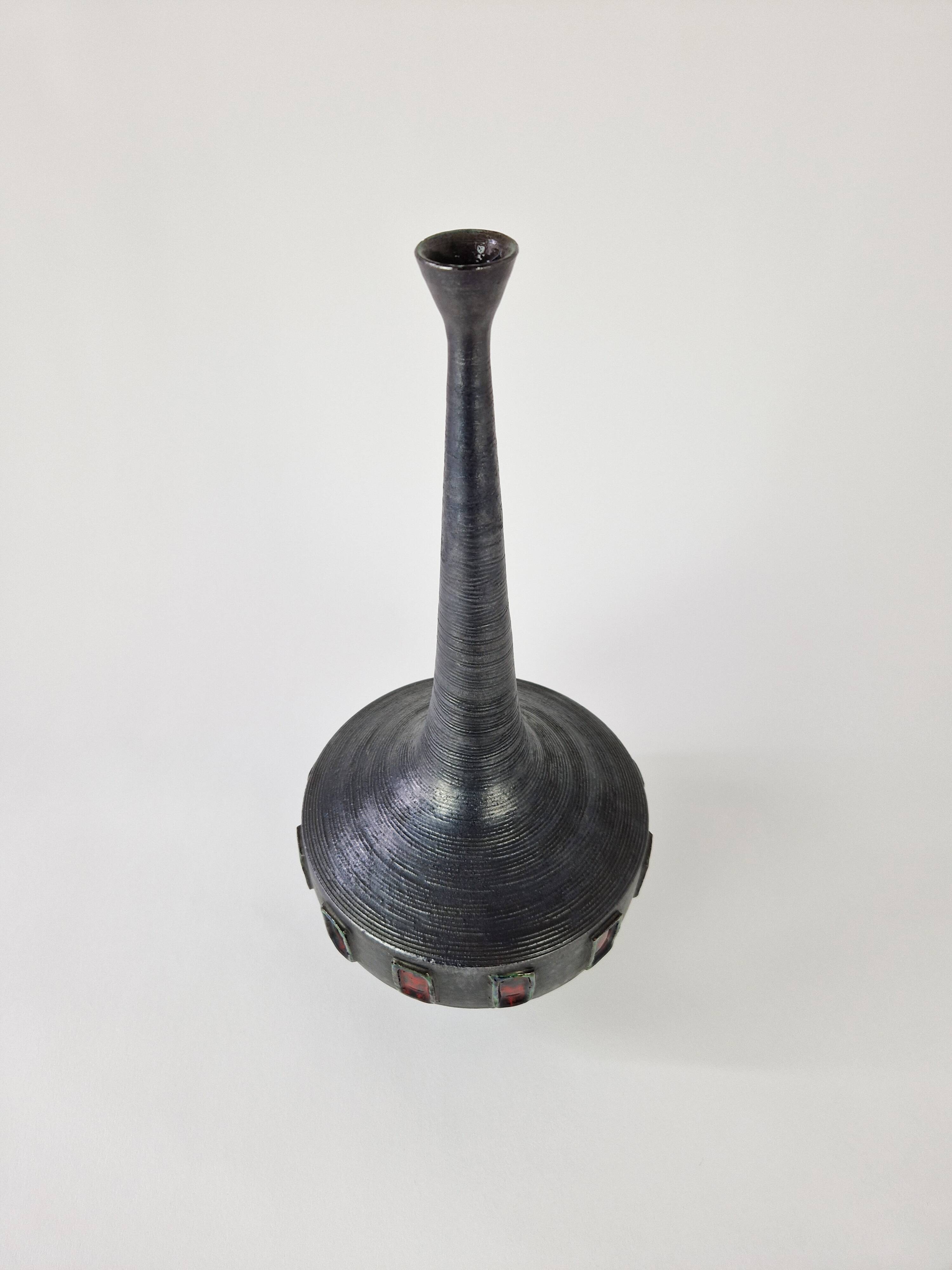Vase keramar en céramique vintage 1960