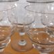 10 stemmed glasses "Cholet" art deco crystal year 1940