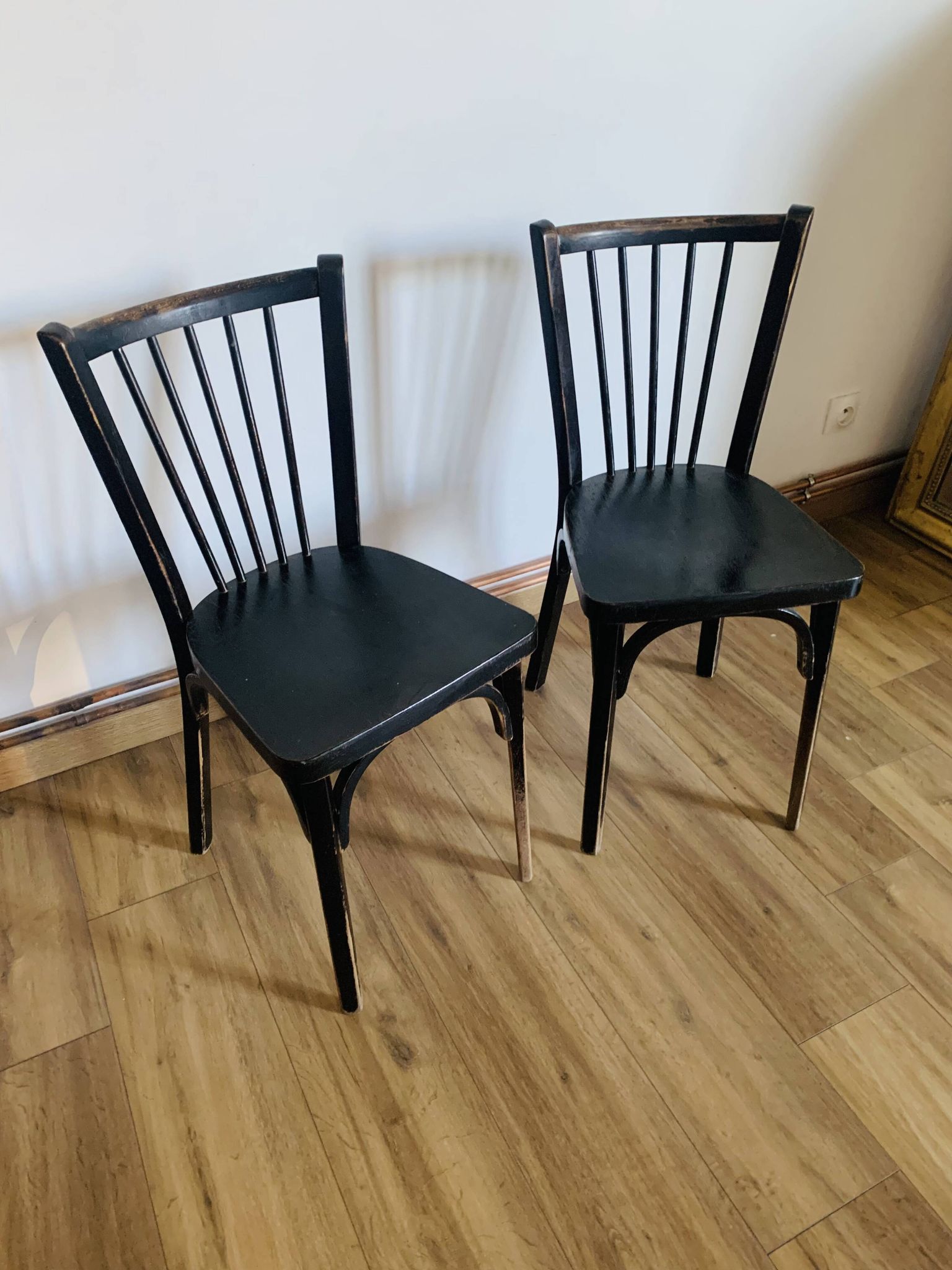 Pair of Baumann chairs model 153