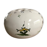 Vase pique fleurs en porcelaine peint à la main