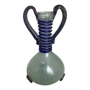 Vase avec anses Scavo - bleu