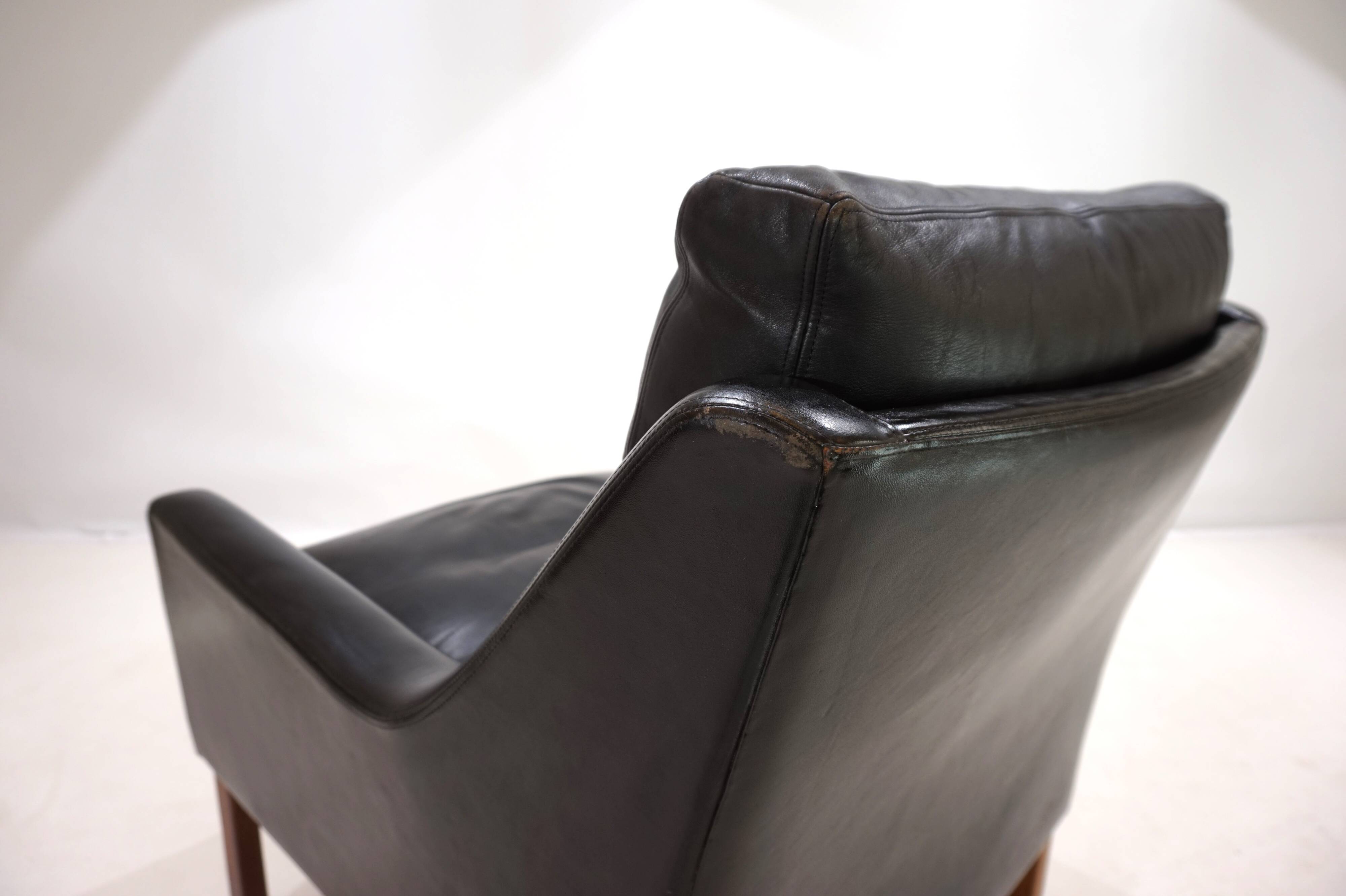 Kill International leather armchair by Rudolf Bernd Glatzel, 1960s