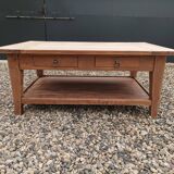 Old walnut coffee table
