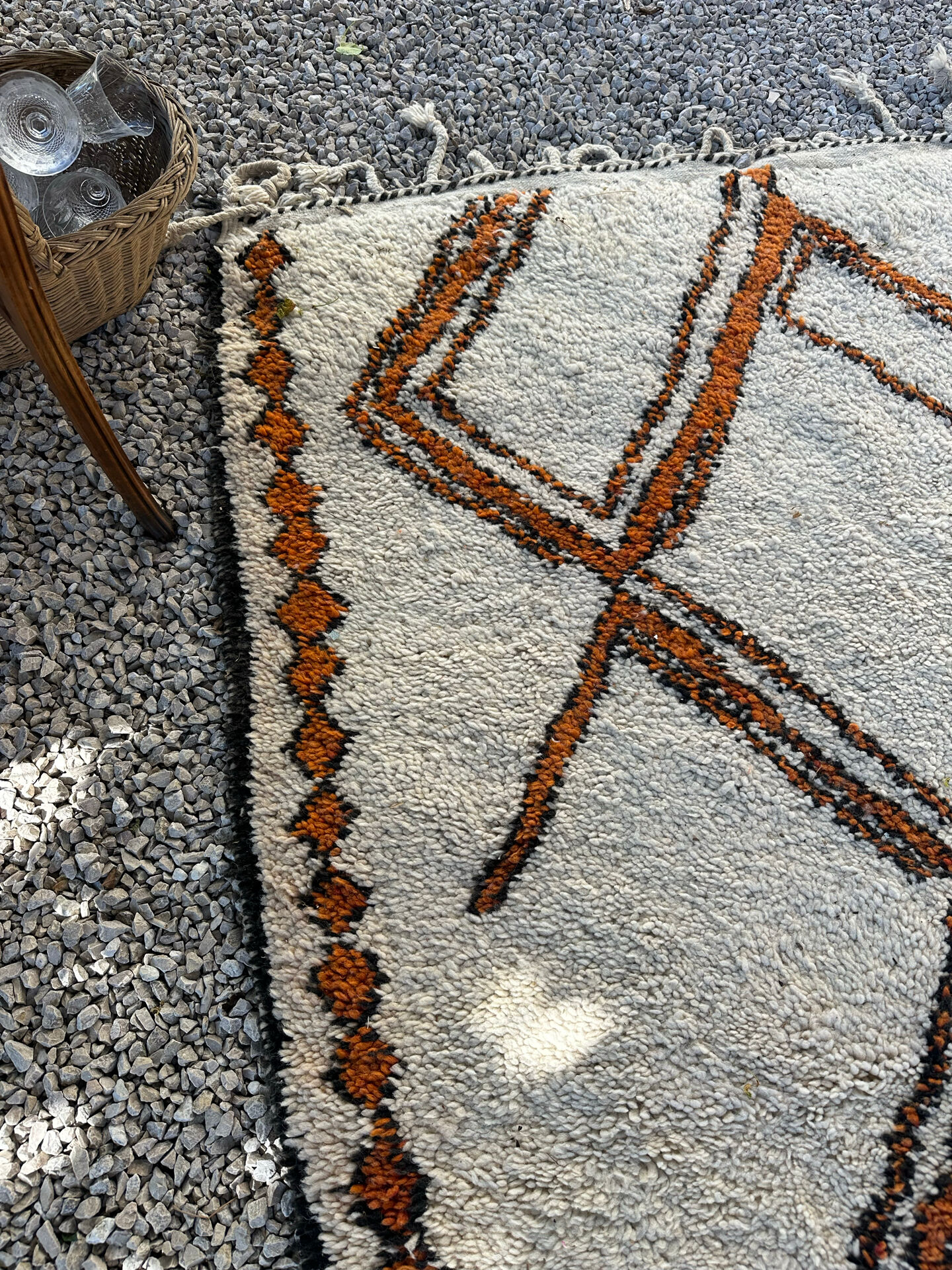 Authentique Tapis berbère Béni Ouarain