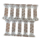 Lot 11 resting knives in Sèvres crystal, Crystal Depose.