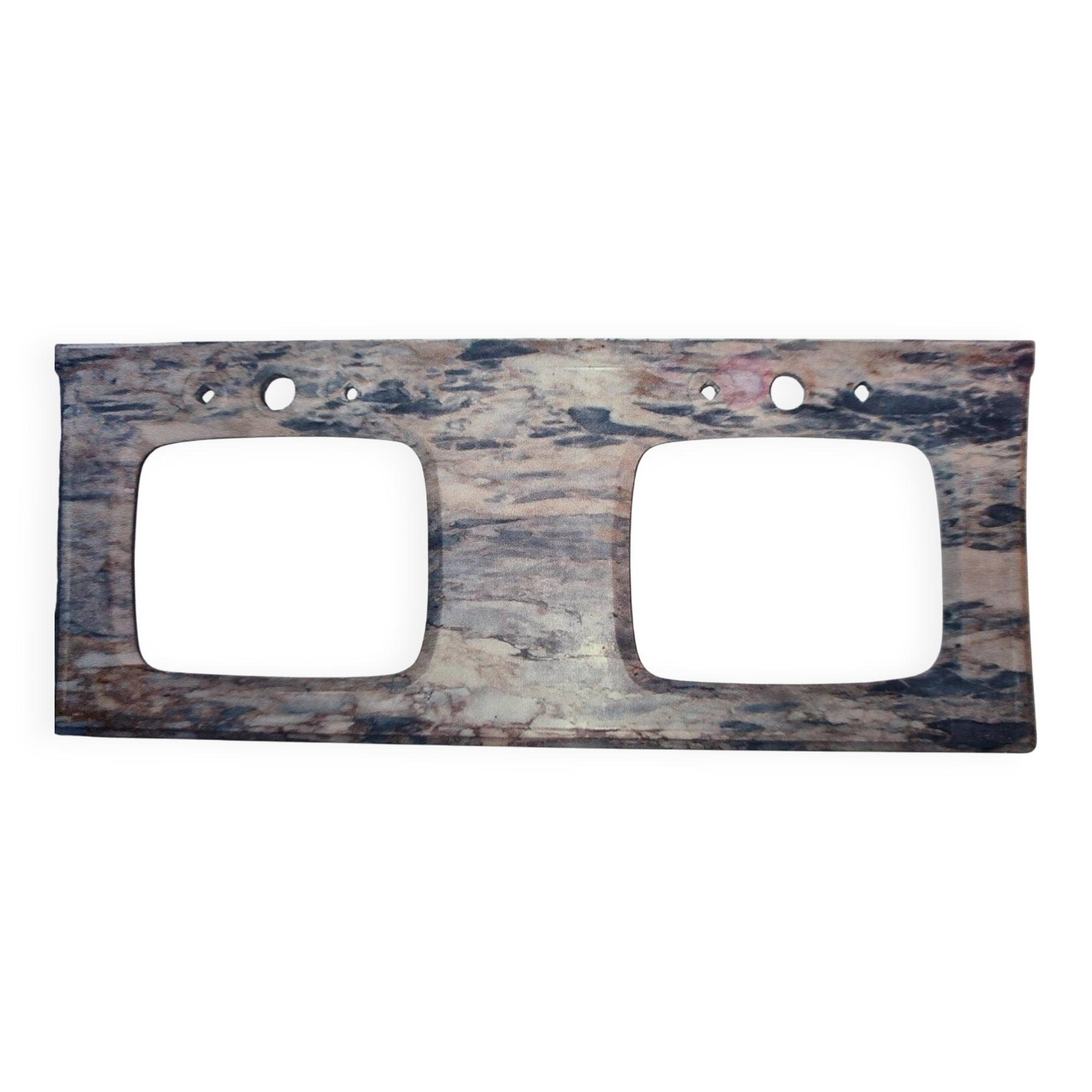 Très beau plan en marbre pour 2 vasques