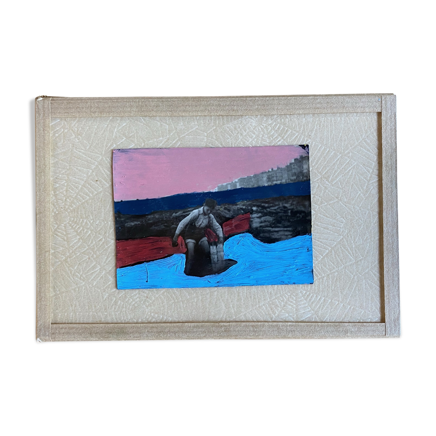 Bold pastels on old photo - Hasting 1928