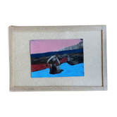 Bold pastels on old photo - Hasting 1928