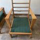 Paire de Fauteuils en chêne 60s