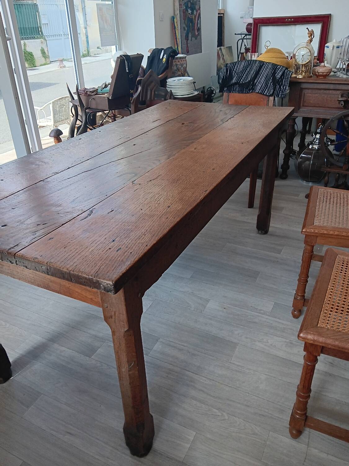 Antique French farmhouse table