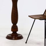 Decorative Solid Wooden Pedestal 1970s