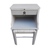 Telephone furniture with its built-in stool and tablet for such