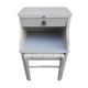 Telephone furniture with its built-in stool and tablet for such
