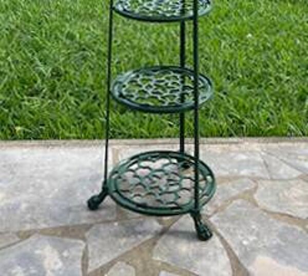 Support 6 étagères à Casseroles et Poêles, paniers de légumes, Vintage – Fo