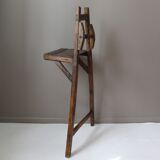 Oak floor shelf