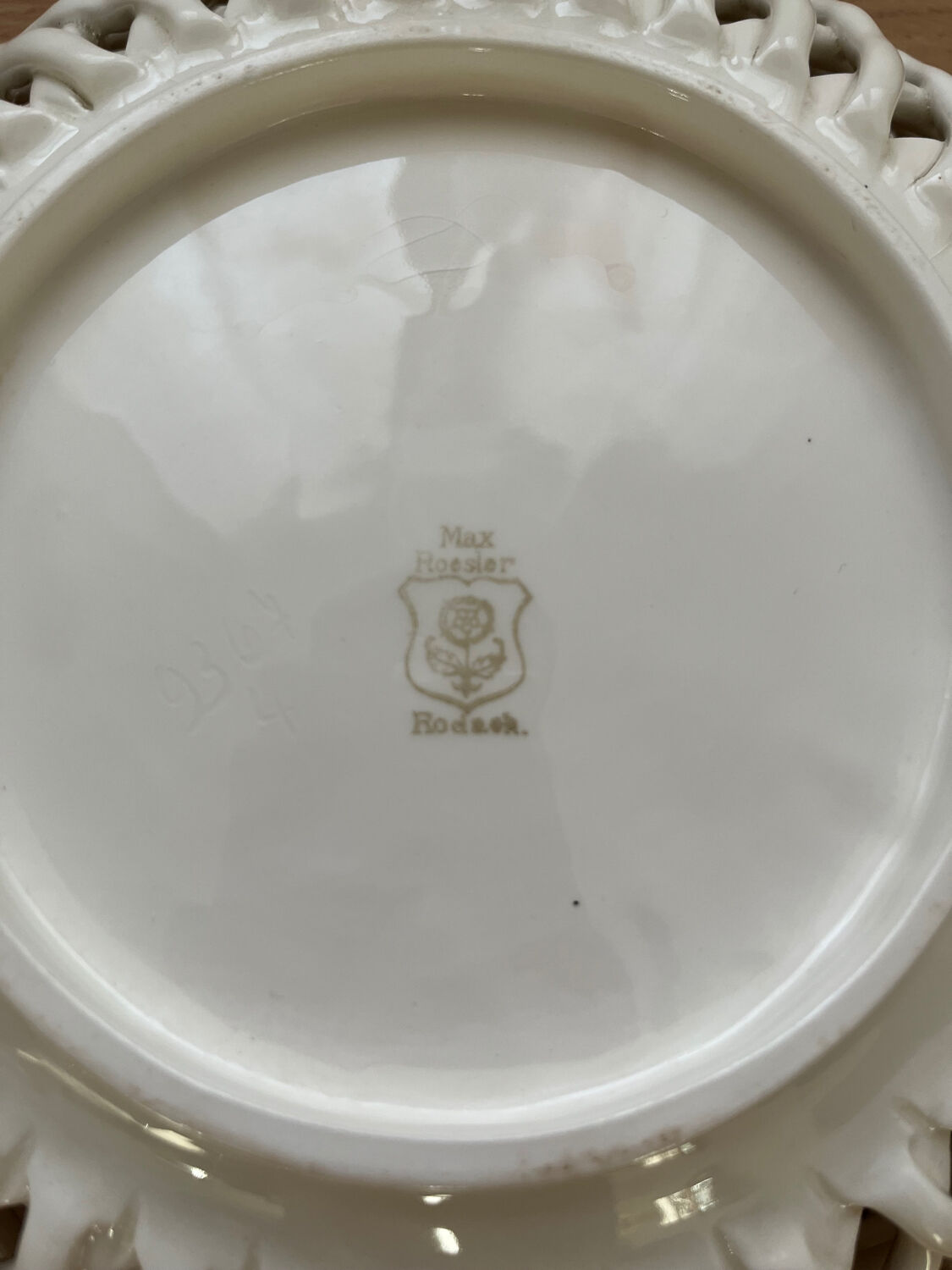 Max Roesler porcelain fruit bowl