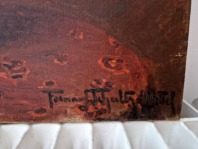 Ferdinand Schultz-Wettel (1872-1957) - Oil on canvas - Bouquet of flowers