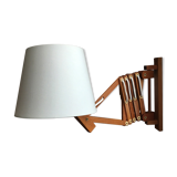 Accordion lamp, teak 60's