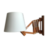 Accordion lamp, teak 60's