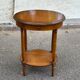 Bouillotte table guéridon oval in Louis XVI style certified NF Furniture