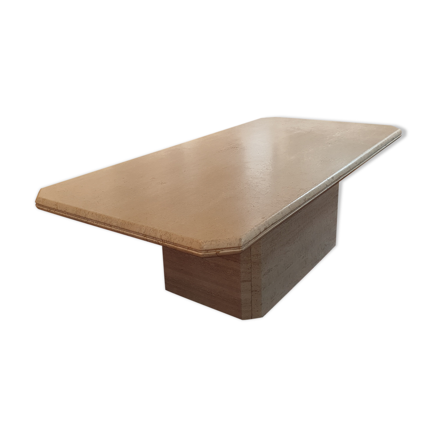 Table basse en travertin
