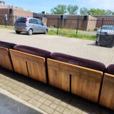 Ensemble de salon Cassina Pianura en Velours - Mario Bellini