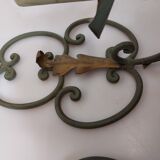 Pair of wrought iron sconces