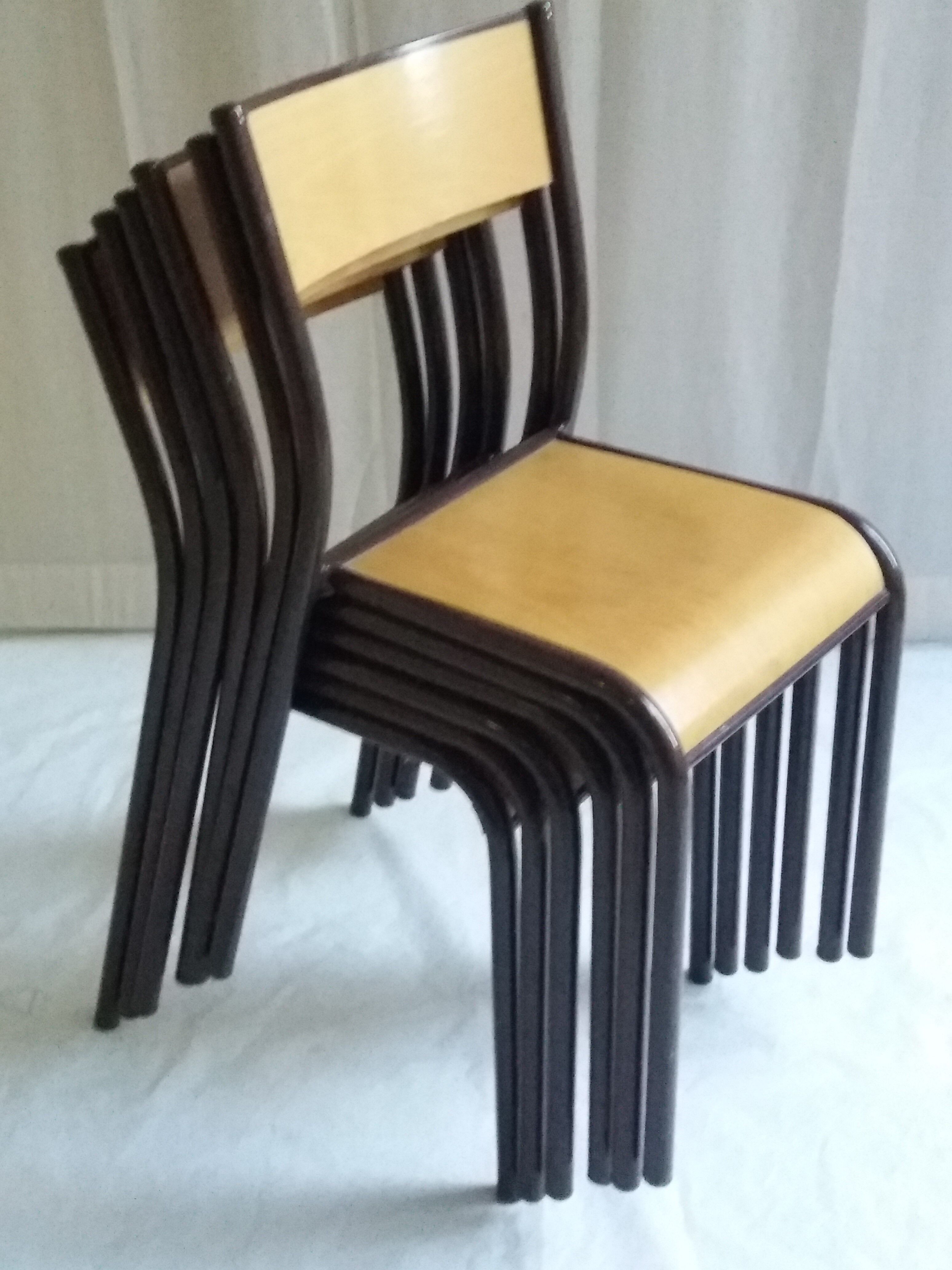 Set of 6 chairs Mullca