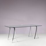 1970s “T07” Trestle dining table by Peter Ghyczy, Netherlands