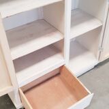 Vintage asymmetrical cabinet