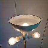 Italian onyx and brass floor lamp