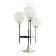 Reggiani/Sciolari style 1970s 3 armed chrome table lamp