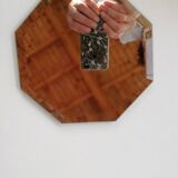 Beveled octagonal mirror
