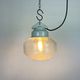 Vintage white porcelain pendant light, 1970s