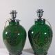 Pair of chrome glass table lamps Ikora WMF Art Deco Karl Wiedmann 1930