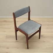 Set of four mahogany chairs, Danish design, 1970s, manufacture: Denmark
