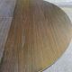 Contemporary round extendable Scandinavian dining table in wenge 1990