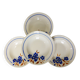 4 vintage Badonviller soup plates 211249