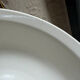 Large earthenware salad bowl